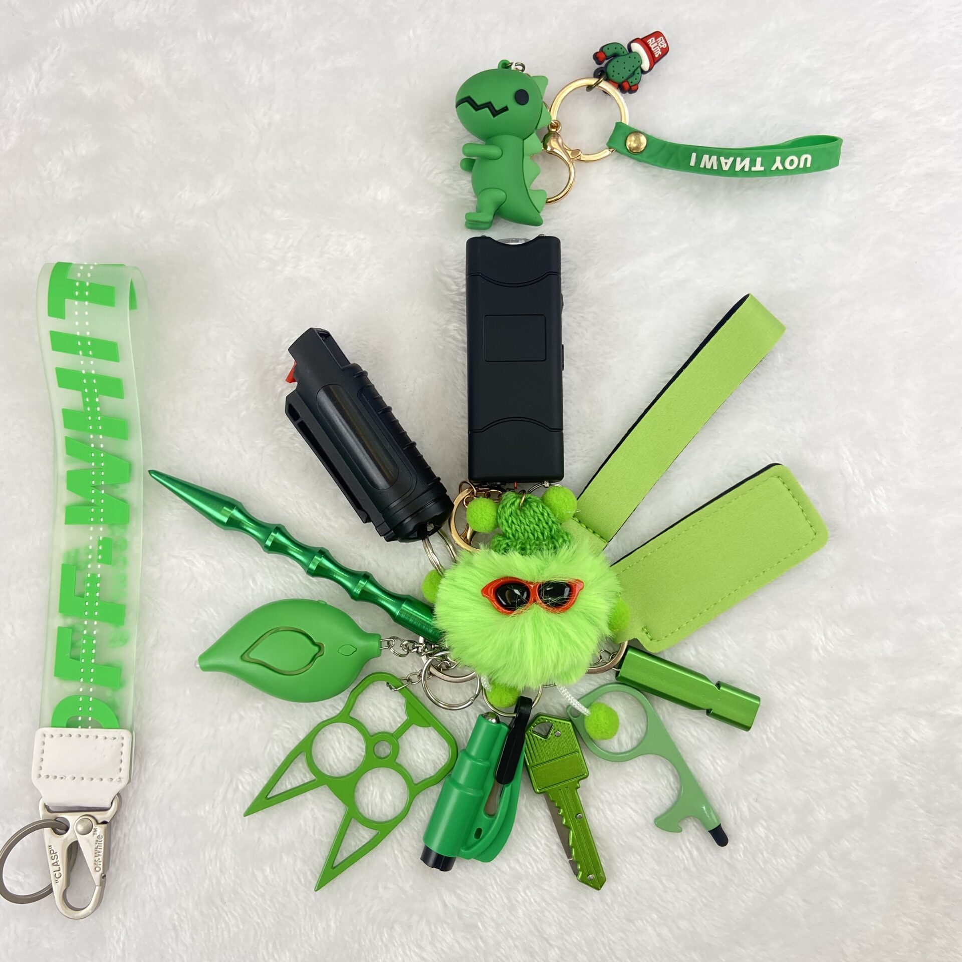 Dinosaur Keychain Set