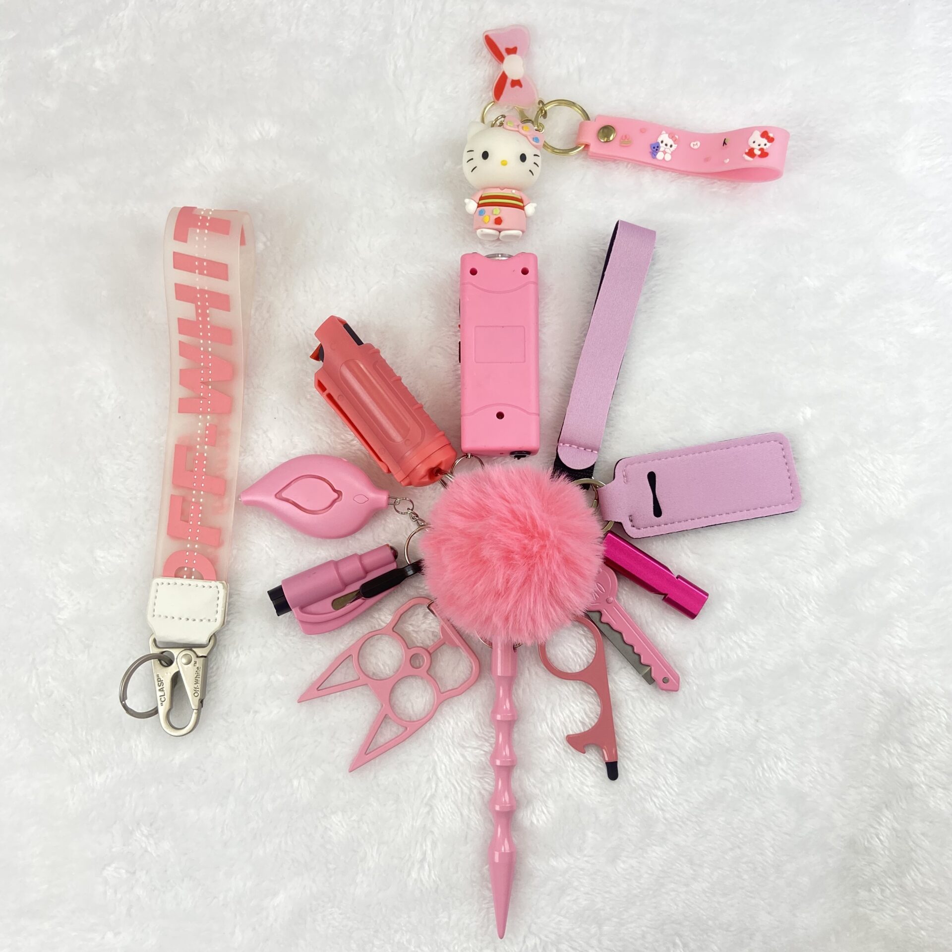Hello Kitty Keychain Set