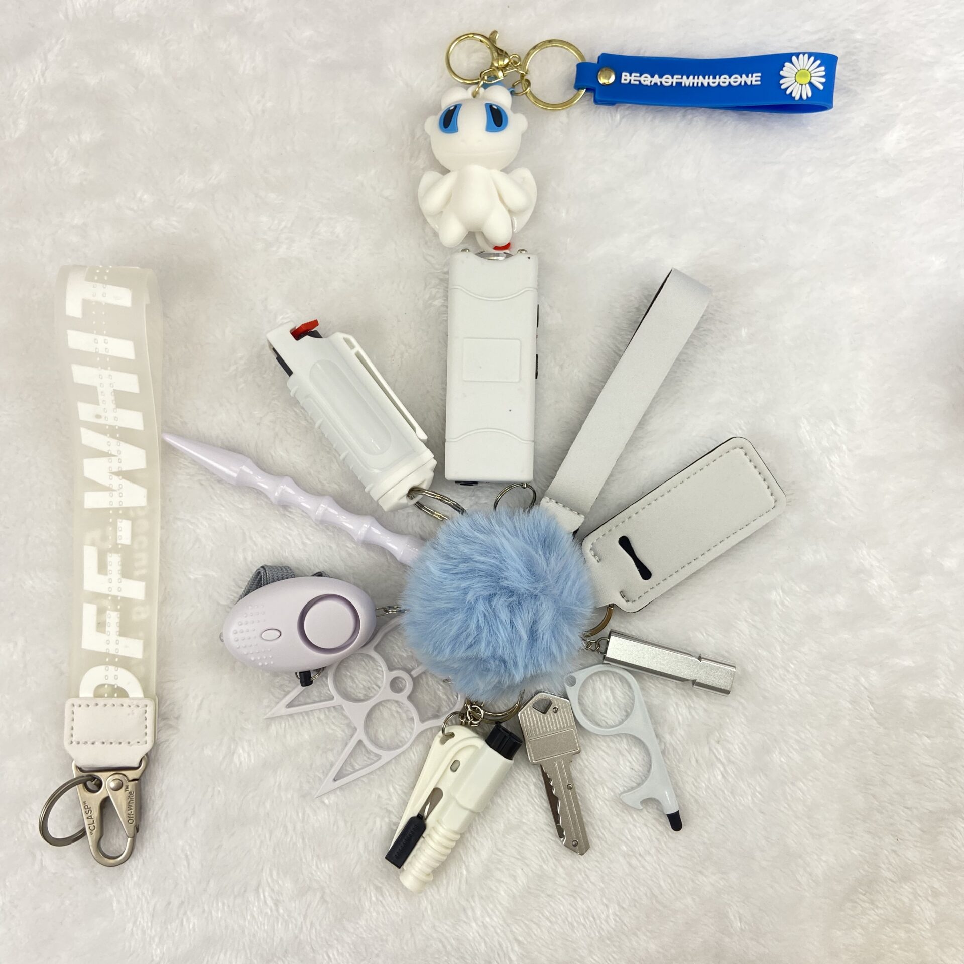 Light Fury Keychain Set