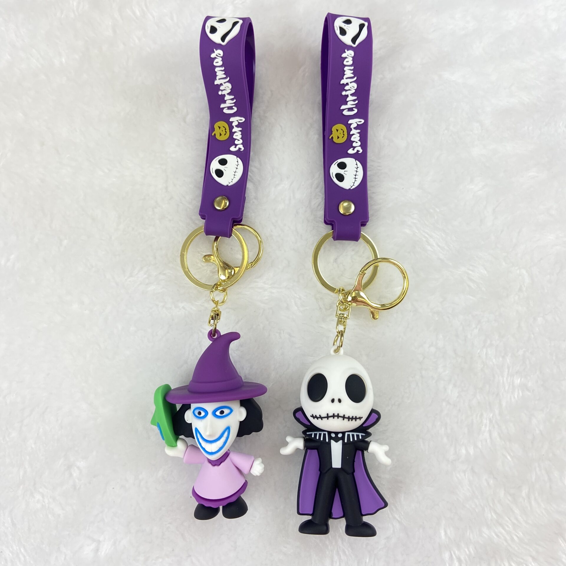 Nightmare before Christmas - Jack & Shock Keychain